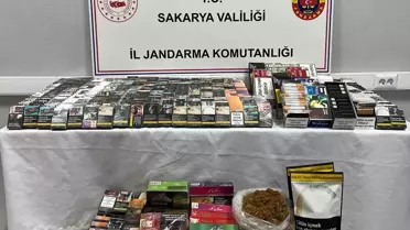Ele geçirilen kaçak tütün paketleri