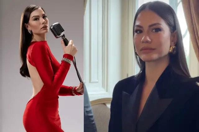 Lansman sahnesinde Demet Özdemir