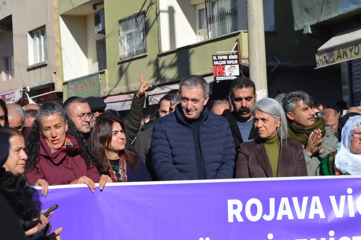 Nusaybin'de DEM Partili Eylemde Polis Müdahalesi