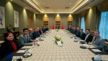 Cumhurbaşkanlığı Külliyesi'nde Ezidi Heyetiyle Kültürel Diyalog