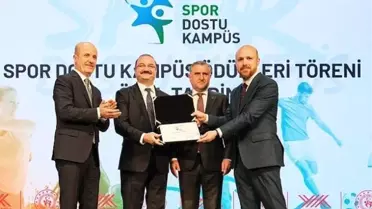 Atatürk Üniversitesi, YÖK'ün “Spor Dostu Kampüs” Ödülünü Kazandı