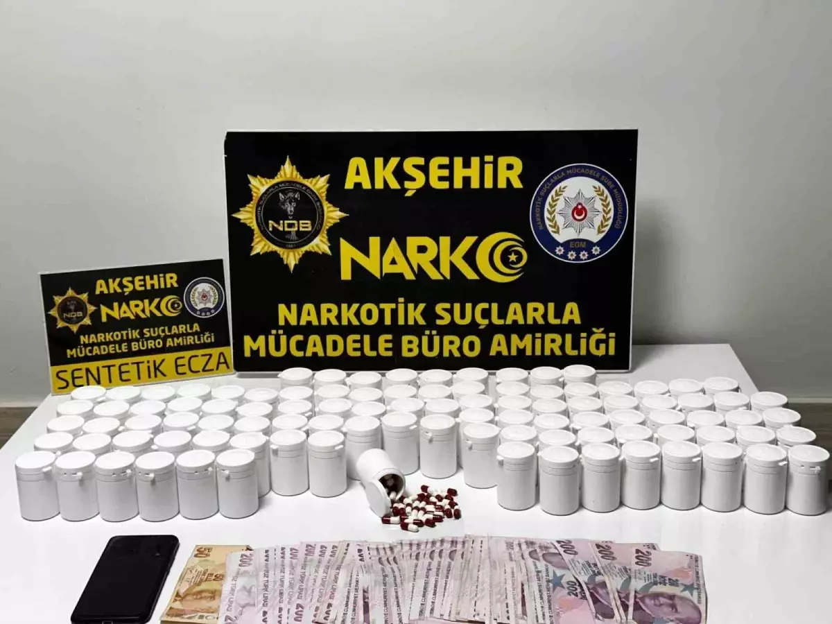 Akşehir'de Dev Uyuşturucu Operasyonu: 5.500 Hap Ele Geçirildi
