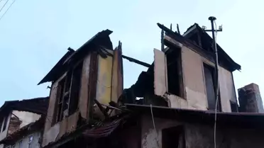 Kastamonu’da Tarihi Konakta Çıkan Yangın Şehirde Endişe Yarattı