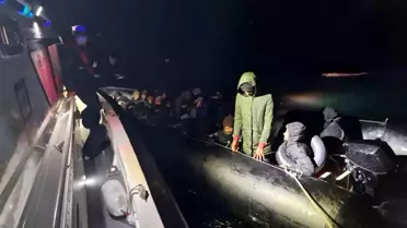 Ayvalık Sahilinde 29 Göçmen Gözaltına Alındı