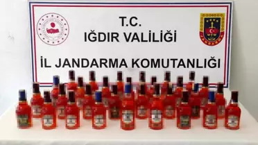 İğdır'da 40 Litre Kaçak Viski Operasyonu Sonuçlandı