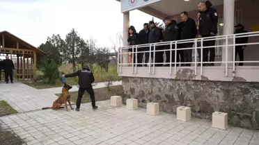 Samsun Emniyetine Yeni Görev Köpeği Pars Teslim Edildi