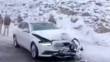 Gaziantep’te Şiddetli Kar Yağışı TAG Otoyolu’nda Zincirleme Trafik Kazalarına Yol Açtı