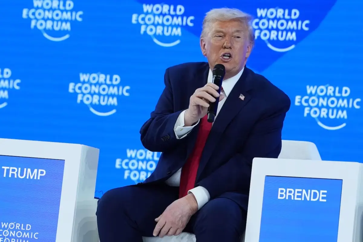 Trump ve Toyota CEO'su Akio Toyoda Davos'ta