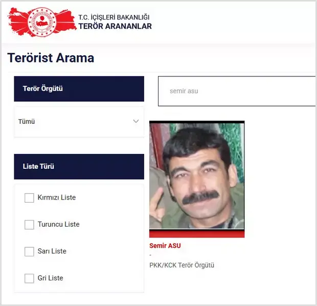 Kamışlı bölgesinde meydana gelen yıkımın fotoğrafı