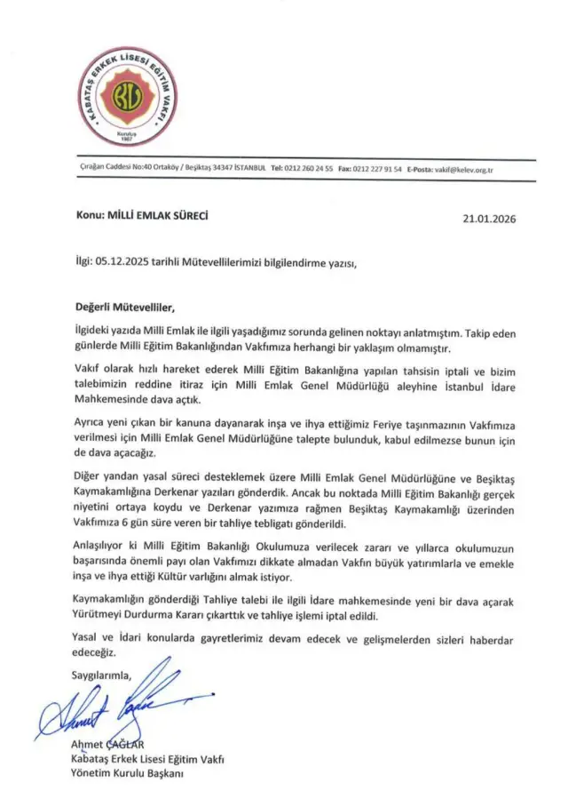 Feriye Sarayları'nda eğitim faaliyetleri