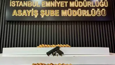 Bahçelievler'de Altın Hırsızı Tutuklandı: Ev ve İşyerinde Silah ve Değerli Madenler Ele Geçirildi