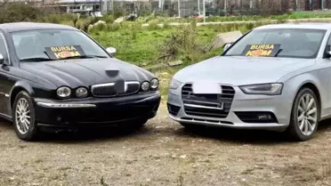 Operasyonda ele geçirilen araçların fotoğrafı