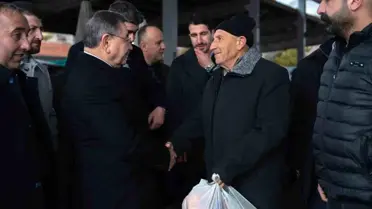 Gölbaşı ve Haymana Belediye Başkanları Semt Pazarında Esnaflarla Buluştu