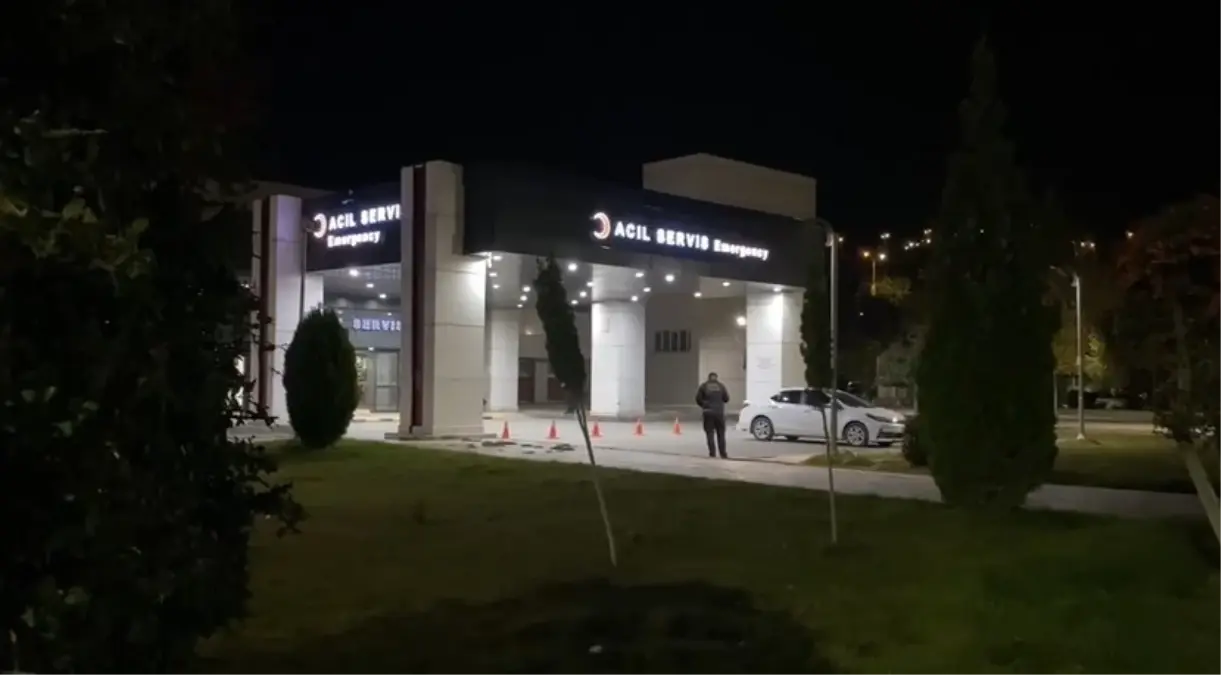 Yangın sonrası evin dış görüntüsü