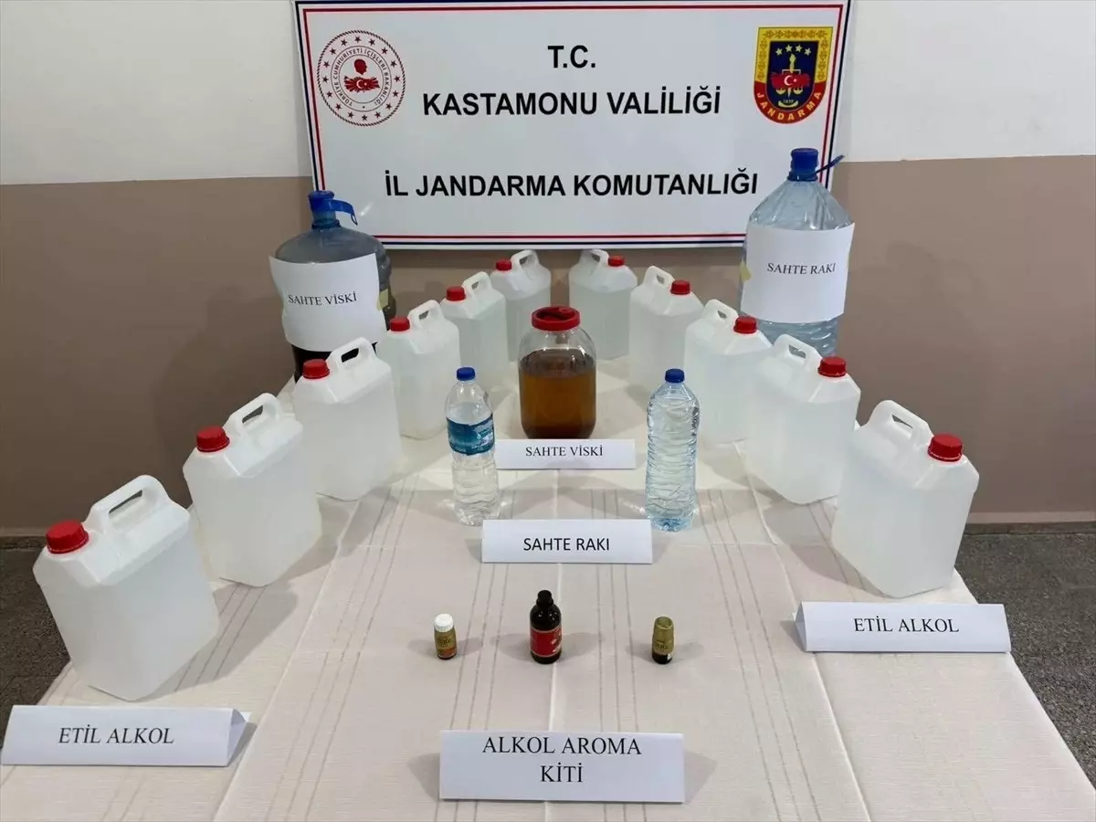 Kastamonu kaçakçılık operasyonu kapsamında ele geçirilen maddeler