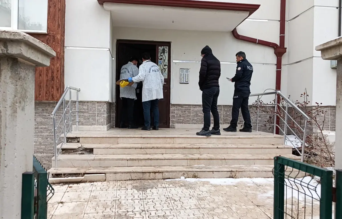 Karaman’da olay yerinin dış görünüşü