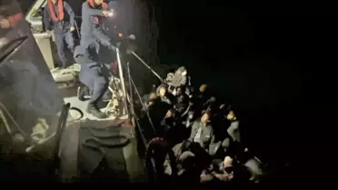 Seferihisar’da Sahil Güvenlik’tan 43 Düzensiz Göçmeni Yakalama Operasyonu