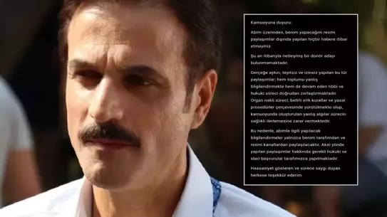 Umut Özkan, Ufuk Özkan’ın ‘Donör Bulundu’ Söylentisini Resmen Çürüttü