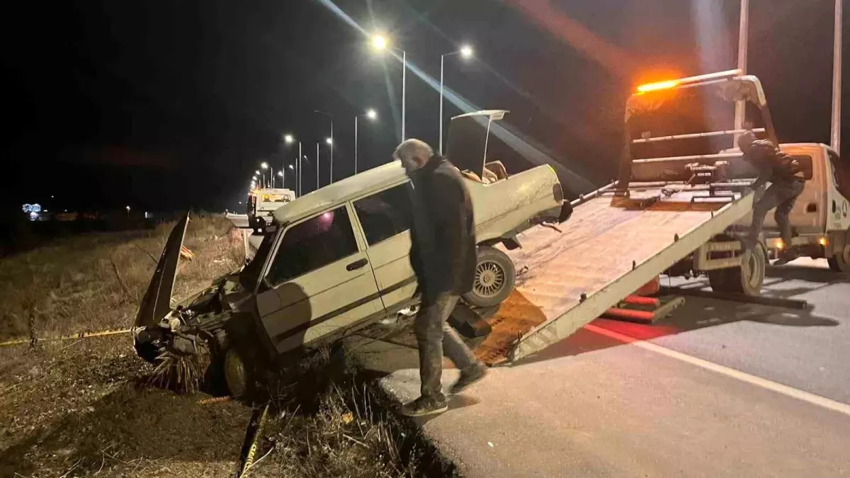 Konya’da Domuza Çarpan Otomobil Takla Atarak Şarampole Uçtu, Sürücü Hayatını Kaybetti