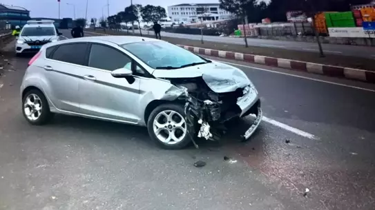 Kaza anındaki otomobil