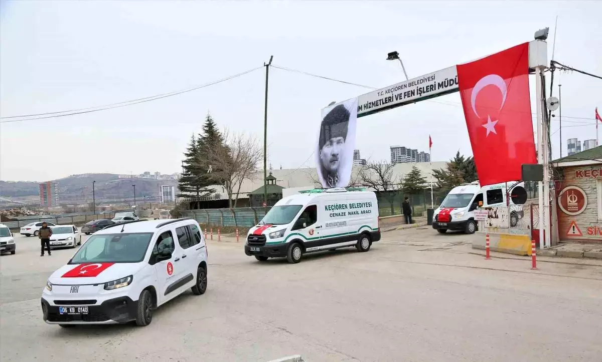 Keçiören Belediyesi konvoyu