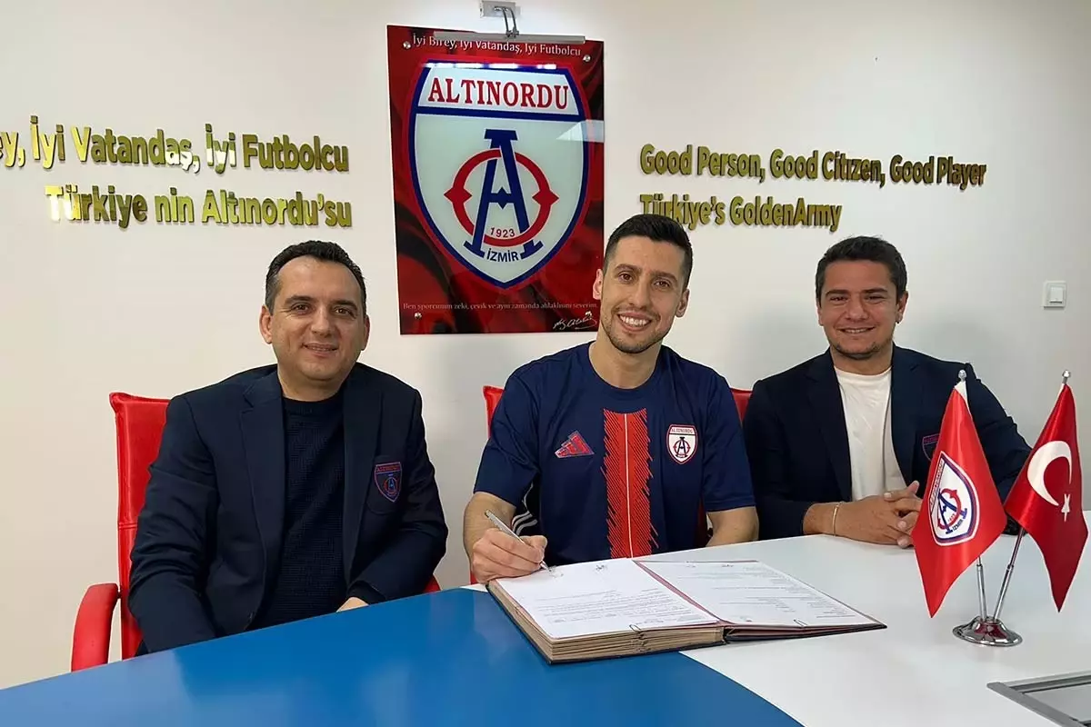 Altınordu ve Eren Tokat imza töreni
