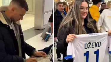 Dzeko, Almanya’da Fenerbahçe Taraftarının Duygusal İsteğini Karşılayarak Forma İmzaladı
