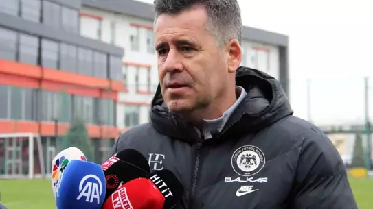 Çorum FK sahada mücadele ediyor