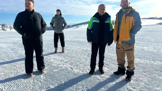 Keltepe Kayak Festivali pist hazırlıkları