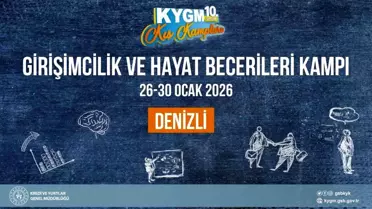 Denizli'de Gençlere Yönelik Girişimcilik ve Hayat Becerileri Kampı Başlıyor
