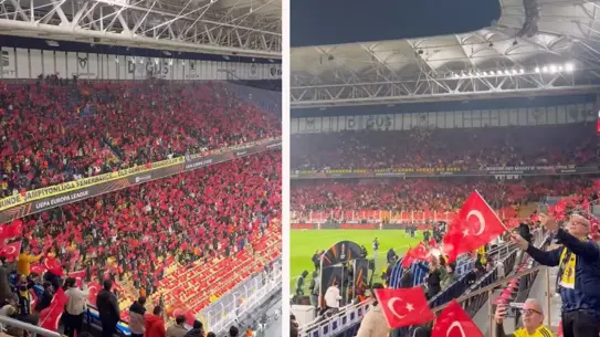 Kadıköy'de UEFA Avrupa Ligi Öncesi Coşku Dolu Anlar