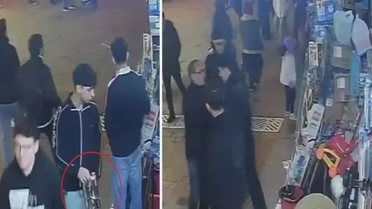 Oyuncak dükkanına yeniden giren şüpheliler iş sahibiyle karşılaştı