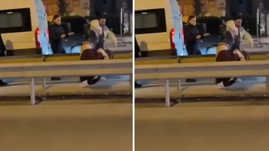 Pendik'te Trafik Kavgası: Servis Şoförü ve Taksi Sürücüsü Yumrukla Çarpıştı