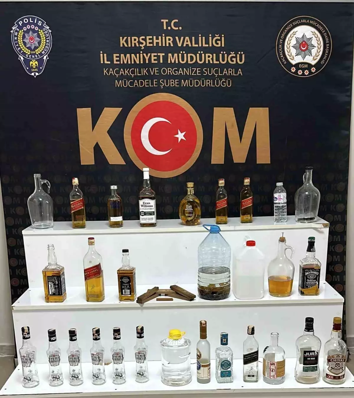 Kırşehir’de kaçak alkol denetimi