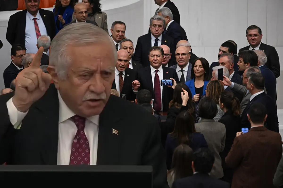 TBMM Genel Kurulu salonunda tartışma