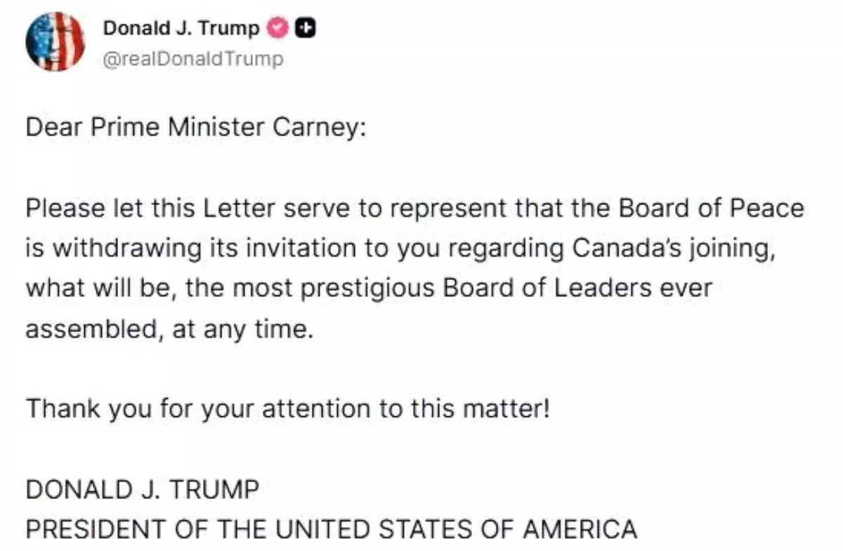 Trump ve Carney'nin Gazze daveti konusundaki görüşmeleri