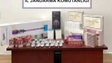 Operasyonda ele geçirilen kaçak ürünler