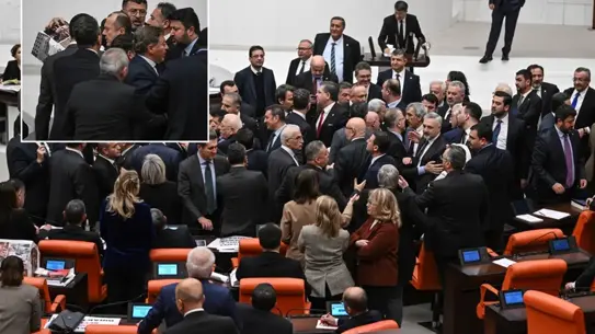 Meclis Genel Kurulu'nda emekli maaşı artışı görüşmeleri şiddetli tartışmayla gölgelendi