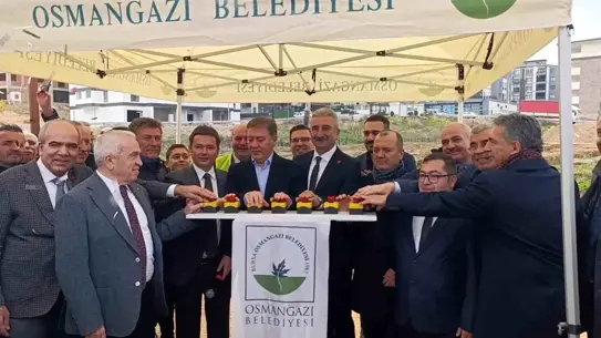 Osmangazi Belediyesi Demirtaş Sakarya Mahallesi'nde Yeni Kapalı Pazar Projesinin Temel Atma Töreni