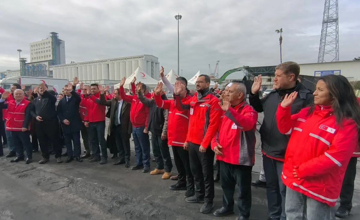 Türk Kızılayı’ndan Gazze’ye 20. İyilik Gemisi Yola Çıktı