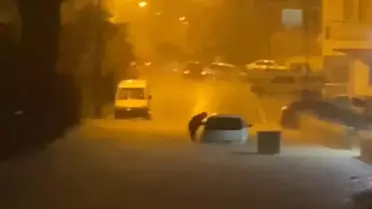 Su baskını sonrası zarar gören seralar