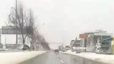 Gaziantep'te kar temizleme ekipmanları