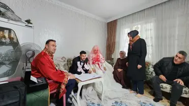 Kar Yağışı Nedeniyle Gaziantep’te Evde Nikah Şansı