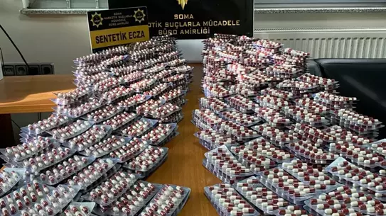 Operasyonda ele geçirilen uyuşturucu maddeler