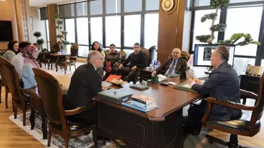 Uluslararası Araştırmacılar TOGÜ Rektörü Prof. Dr. Fatih Yılmaz ile Buluştu