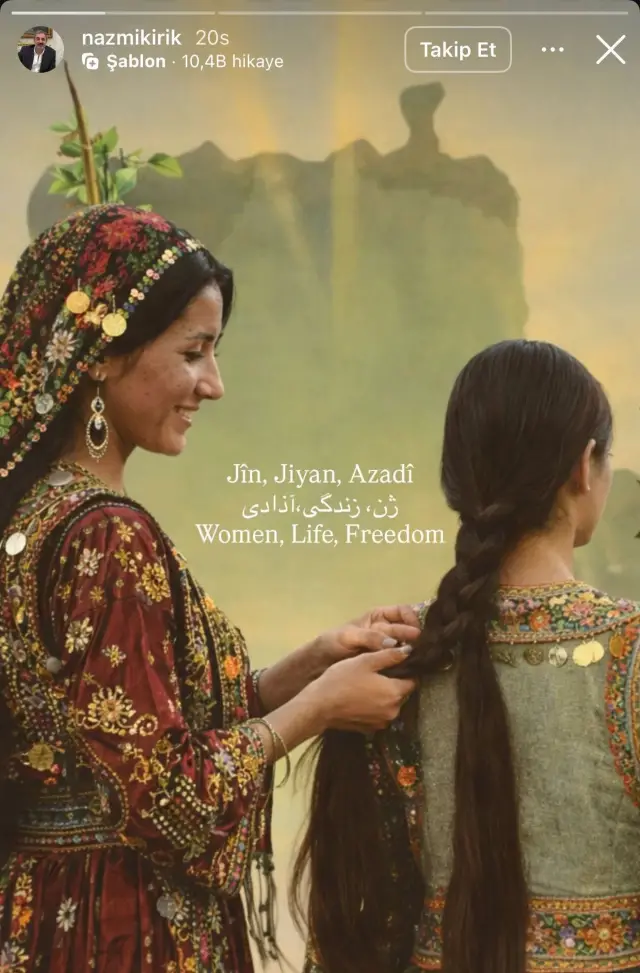 Nazmi Kırık sosyal medyada