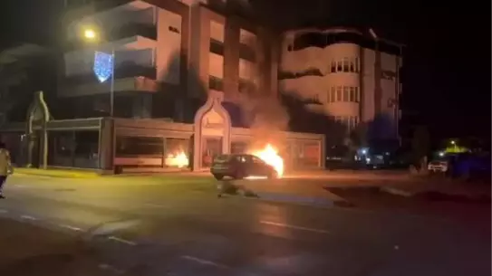 Yangın sonrası araç