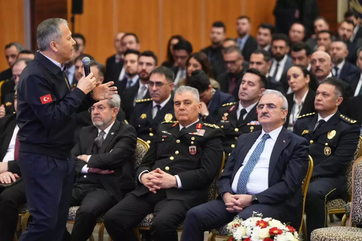 İçişleri Bakanı Yerlikaya konuşma