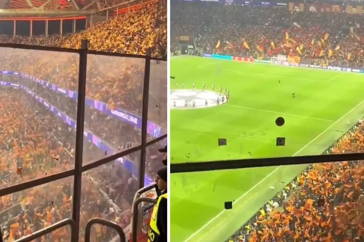 Galatasaray ve Atletico Madrid maçının Rams Park'taki atmosferi