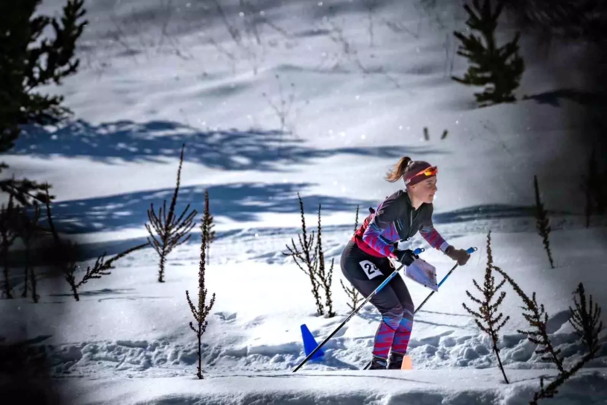 Erzincan’da Kayakla Oryantiring Şampiyonası Bitti: 68 Sporcu Milli Takım Yarışı İçinde